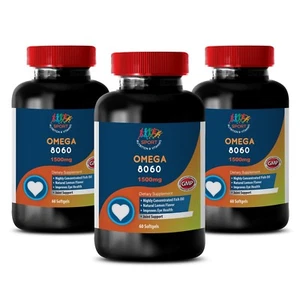 Fish Oil Pharmaceutical Grade Omega-3 Dietary Supplement, Norway (3 Bottles) - Picture 1 of 3