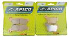 Apico Front & Rear Brake Pad Set Ktm Sx125 Sx150 Sx250 2019 - 2022 :031-191