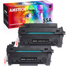2x Black Toner Cartridge Replace for HP CE255A 55A Laserjet P3015 P3015d P3015dn