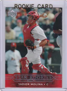 YADIER MOLINA St. Louis CARDINALS ROOKIE CARD Upper Deck 2004 Baseball STAR RC! - Bild 1 von 1