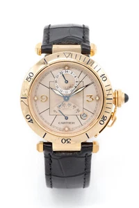 Cartier Pasha 750 Gelbgold, 38mm, Ref 2395, U83. 22944 - Bild 1 von 4