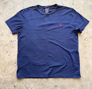 Polo Ralph Lauren Boys Short Sleeve T-shirt Crew Neck Size S/P/CH (8) Navy Blue - Picture 1 of 3