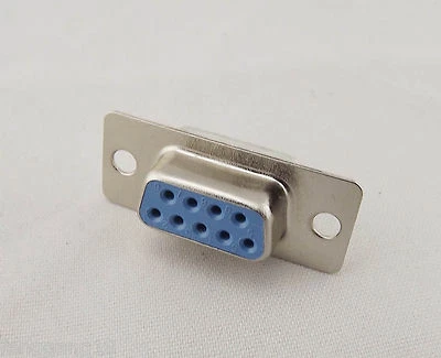 D-SUB DB9 9 Pin Female Jack PCB RS232 Serial Solder Type Connector Socket PC Use - Image 1 of 4