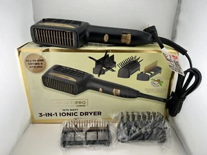 Conair InfinitiPRO 3-in-1 Ionic Hair Dryer Set, Missing Dual Row Comb Attachment - Picture 1 of 7