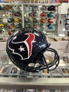 J.J. WATT Signed Full Size NFL Football Helmet Houston Texans JSA &Texans COA - Picture 1 of 3