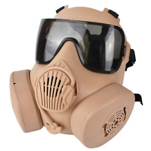 US M50 Tactical Gas Mask Outdoors CS Wargame Cosplay Prop Full Mask Cycling Mask