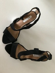 High Heels Pumps Tolle Stilettos Sandaletten MNG Mango Echtleder Leder Gr.37 Neu - Bild 1 von 6