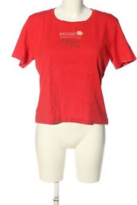 S.OLIVER T-Shirt Damen Gr. DE 46 rot-blassgelb-weiß