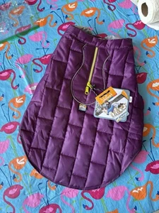 Kurgo Loft Jacket for Dogs Size Medium, Purple/gray Reversible, Water Resistant - Picture 1 of 3