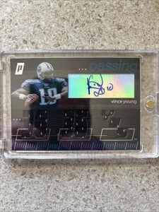 2006 Topps Paradigm Vince Young Passing Patch Auto /99 - Picture 1 of 2