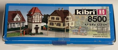 Kibri 8500 HO Scale Grand Hotel and Barber Plastic Model Shop Building Kit - Image 1 of 2