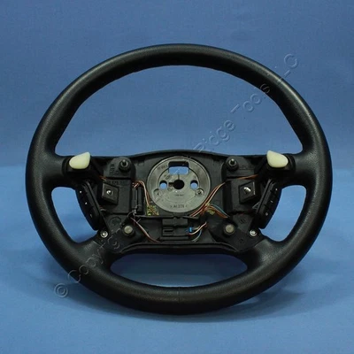 Conjunto de volante de cuero beige GM OEM #90542490 para Cadillac Catera 97-01 Foto 1 de 4