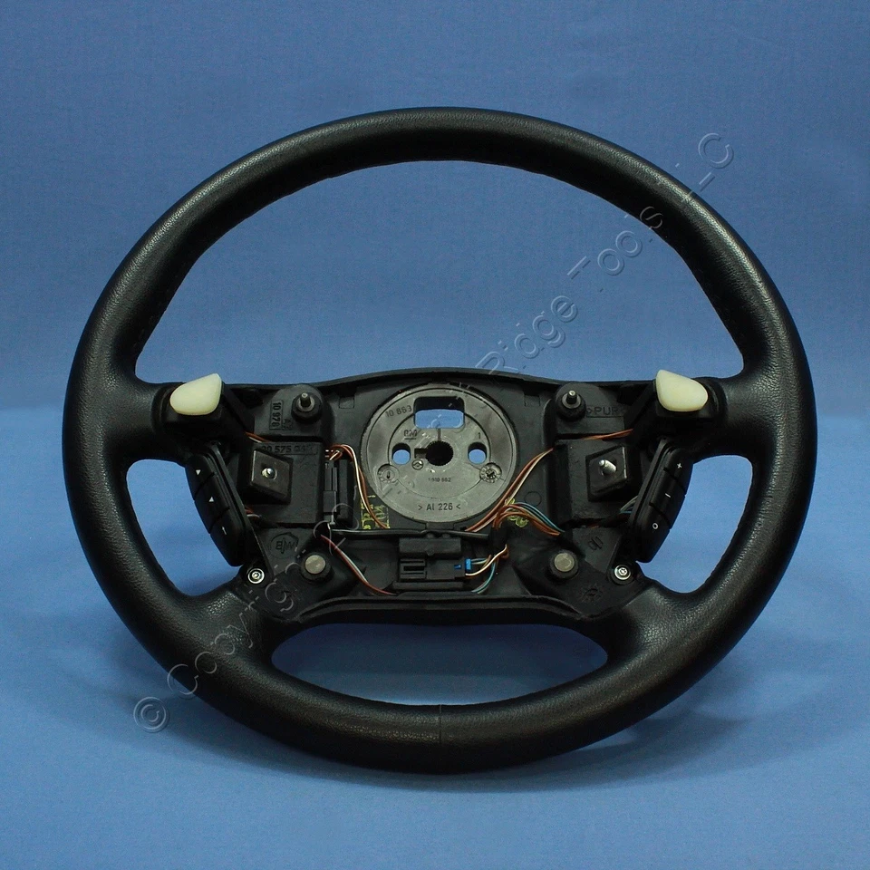 Conjunto de volante de cuero beige GM OEM #90542490 para Cadillac Catera 97-01 Foto 1 de 4