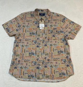 Chubbies Hemd Herren 2XL Freitag Disco Wüsten Noppen Popeline Kragen Neu mit Etikett UVP 64 $ - Bild 1 von 9