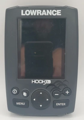 Lowrance HOOK3x Buscador de Peces Sin Cable de Alimentación Unidad Principal Solo USADO Foto 1 de 4
