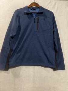 The North Face Pullover Herren mittelblau 1/2 Zip Pulli Tasche Sweatshirt - Bild 1 von 8