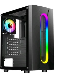 Gaming PC Intel Core i5 8GB RAM GT 710 500GB HDD + 128GB SSD Windows 11 WiFi - Picture 1 of 4