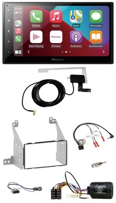 Pioneer USB Bluetooth DAB Lenkrad 2DIN Autoradio für Nissan Pathfinder R51 2010- - Bild 1 von 4