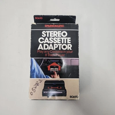 Adaptador de casete estéreo Sparkomatic modelo SCA10 adaptador de casete a 8 pistas Foto 1 de 4