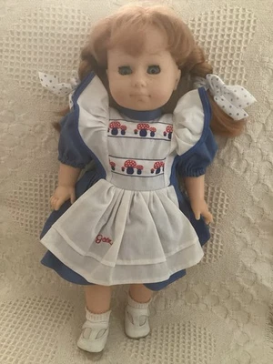 Hermosa muñeca de colección Gotz de 15 pulgadas pelirroja ojos azules hecha en Alemania Occidental Foto 1 de 4