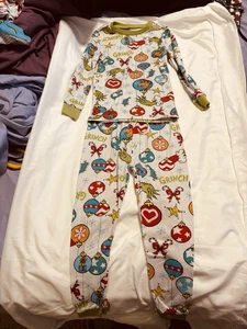 Dr. Seuss The Grinch 2 piece Christmas pajamas mutli color youth 4T - Picture 1 of 3
