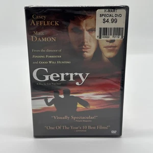 Gerry (DVD, 2002) Brand New! SEALED! Gus Van Sant Matt Damon Casey Affleck - Picture 1 of 3