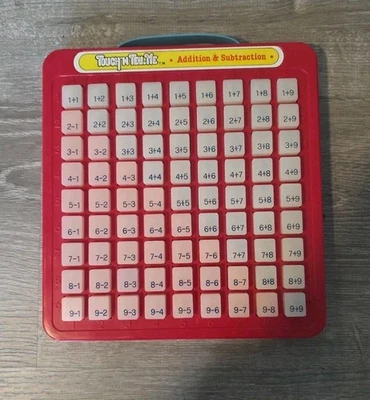 MAGIC MATH MACHINE Press & See Addition & Subtraction Learning Game 1993 Vintage - Image 1 of 3