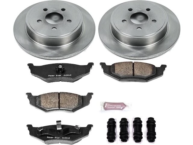 Kit de pastillas de freno trasero y rotor para Dodge Neon SRT-4 2004 PX585CN 2003-2005 Foto 1 de 1