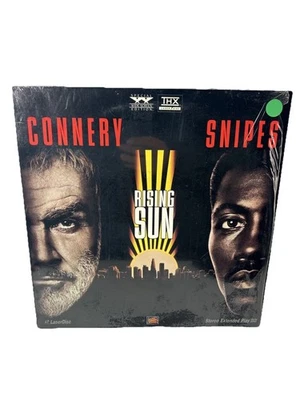 Rising Sun 1993 Laserdisc LD 2-Disc Widescreen Connery Snipes Thriller VG Rare - Image 1 of 3