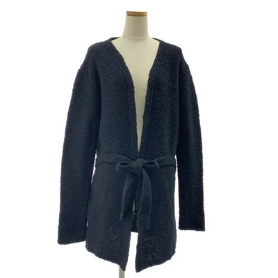 CoSTUME NATIONAL Wool Nylon Belted Cardigan S Black Mens Used KLDR-0 - Image 1 of 4