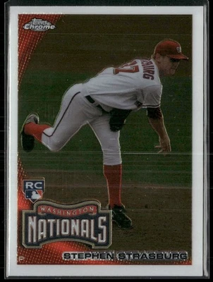 2010 Topps Chrome #212 Stephen Strasburg ROOKIE RC - Image 1 of 2