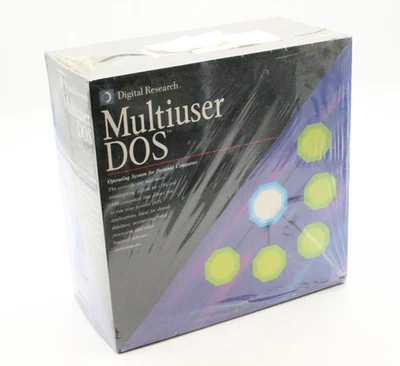 DR DOS OPERATING SYSTEM OS Digital Research Rare RETAIL BIG BOX SEALED Retro - Image 1 of 4