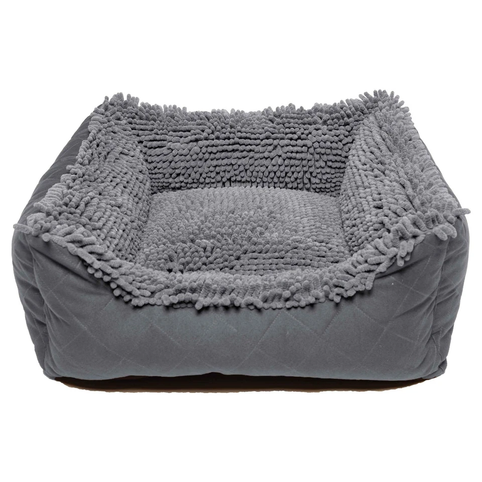 DGS Pet Products Dirty Dog Lounger Bed 小号 棕色 22 x 20 x 8 — 第 1/1 张图片
