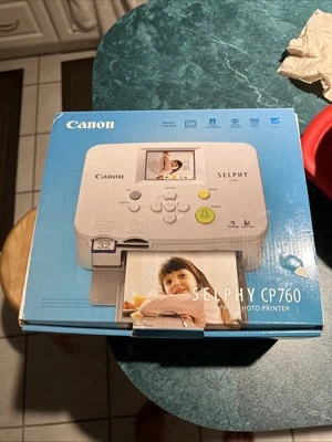 New Canon Selphy CP 760 Compact Photo Printer - Image 1 of 3
