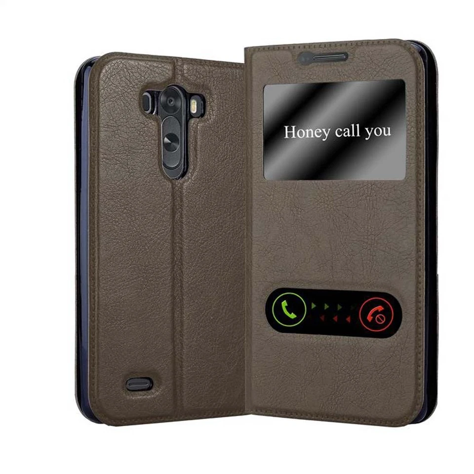 Funda para Teléfono LG G3 Protección Ventana Libro Billetera Foto 1 de 1