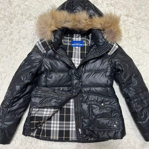 BURBERRY BLUE LABEL Daunenjacke mit Fell schwarz Gr. 40 (US-M) - Bild 1 von 17