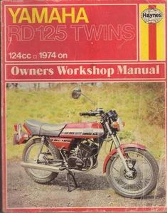 YAMAHA RD125 DX,RD125 A,B,TORQUE INDUCTION HAYNES WORKSHOP MANUAL 1974-1978 - Picture 1 of 1