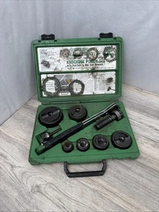 Greenlee 7238SB Manual Punch Driver Set - 15 Piece Good Condition - Picture 1 of 4