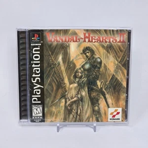 Vandal-Hearts II 2 (PlayStation 1 PS1) CIB COMPLETO Y PROBADO (pequeño pliegue) - Imagen 1 de 4