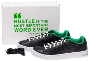 K-Swiss Court Frasco Gary V Herren schwarz/kelly grün Halbschuh Größe 12 - Bild 1 von 11
