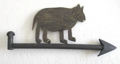 Veleta de bronce para cerdo, veleta. detalles finos Foto 1 de 4