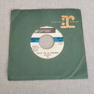 DEAN MARTIN • Face In A Crowd 1963 45 PROMO LISTEN - Picture 1 of 7