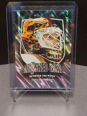 11-12 ITG Between The Pipes Masked Men IV Silver/90 #MM25 Miikka Kiprusoff SP - Image 1 of 2