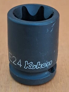 Koken 1/2" Drive Standard E-Torx Impact Socket E24 14425-E24 - Picture 1 of 5