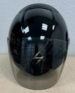 Scorpion Matte Black EXO 200 Motorcycle Helmet Size L (7 3/8-7 1/2) w/pouch - Picture 1 of 8