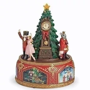 NUTCRACKER SUITE ANIMIERTE MUSIKALISCHE URLAUBSFIGUR MIT ROTIERENDEN CHARAKTEREN - Bild 1 von 1