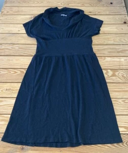 James Perse Women’s Cowl Neck Sweater dress size 4 Black BB - Picture 1 of 7