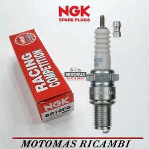 CANDELA NGK BR10EG RACING PUNTA AL PLATINO PER AUTO MOTO SCOOTER QUAD MINIMOTO - Picture 1 of 1