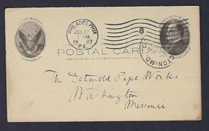 Postal publicitaria c1907, Detmold Pipe Works, Cob Pipes - Imagen 1 de 2