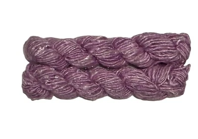 100 g Recycled Banana Silk Yarn knitting, weaving 9 colors available - Image 1 of 4